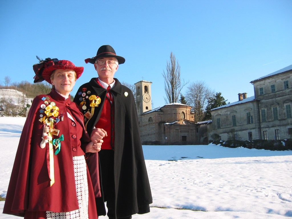 Le maschere storiche Carnevalesche di San Sebastiano da PO in provincia di Torino.